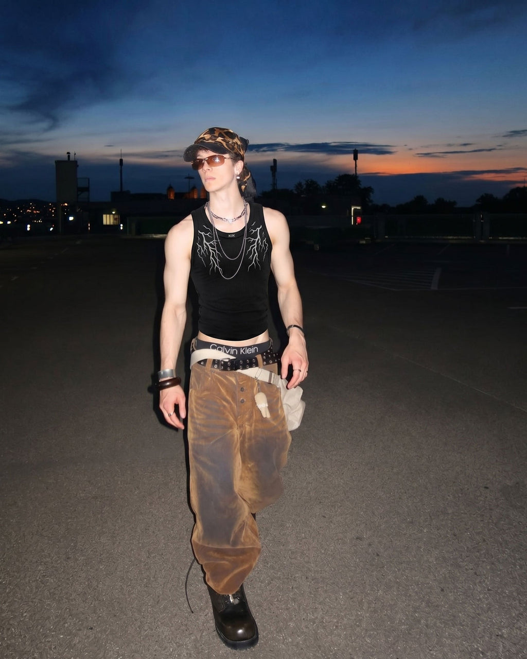 LIGHTNING Series | Street Style Ribbed Tank Top